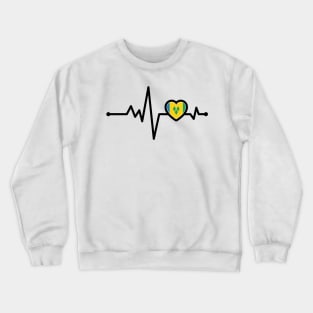 St Vincent and the Grenadines Heart Monitor Crewneck Sweatshirt